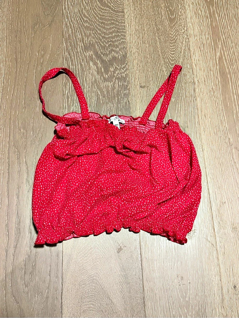 Express Red Polka Dot Camisole